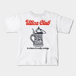 Club 'Swings' Beer Retro Defunct Breweriana Kids T-Shirt